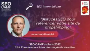 SEOCAMP PARIS JL HUMBLET DROPSHIPPING