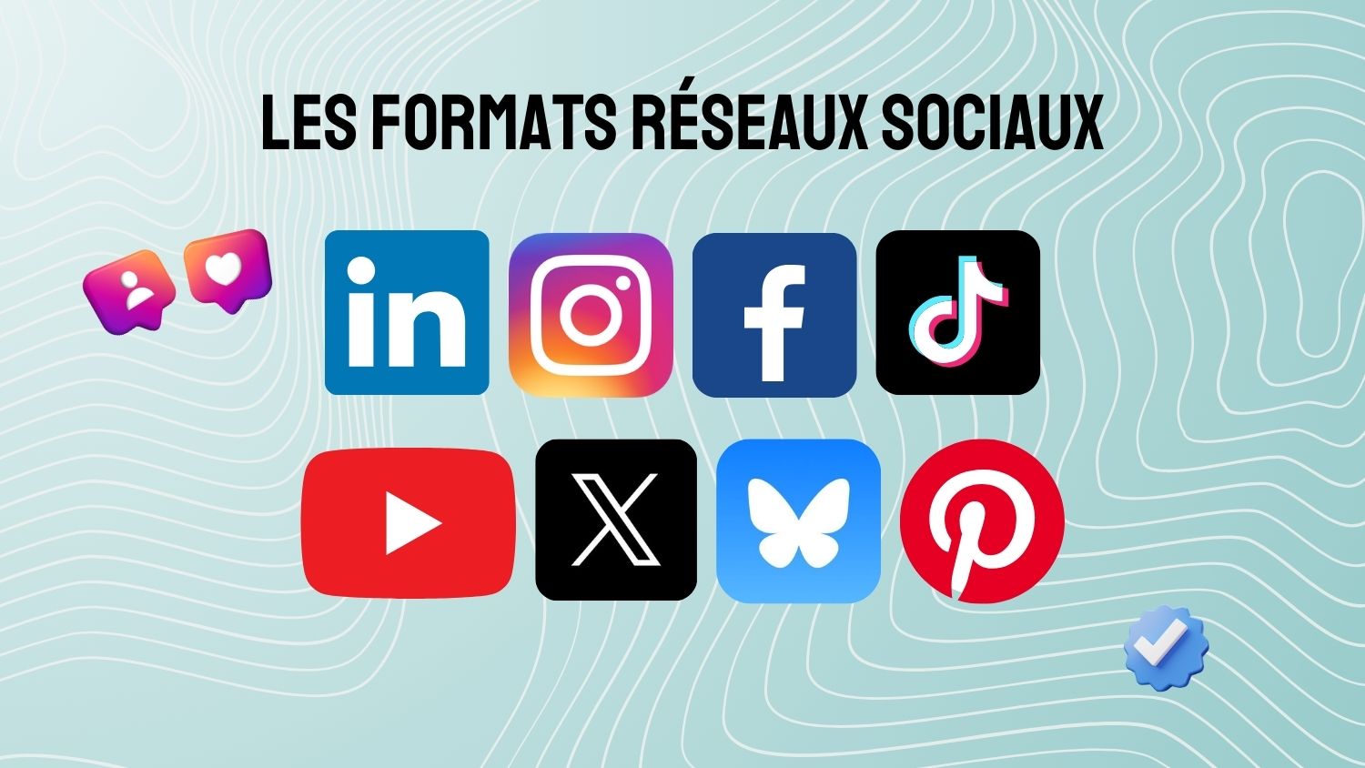 Infographie Les formats réseaux sociaux