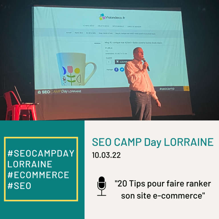 SEO CAMP day lorraine Etowline conférence