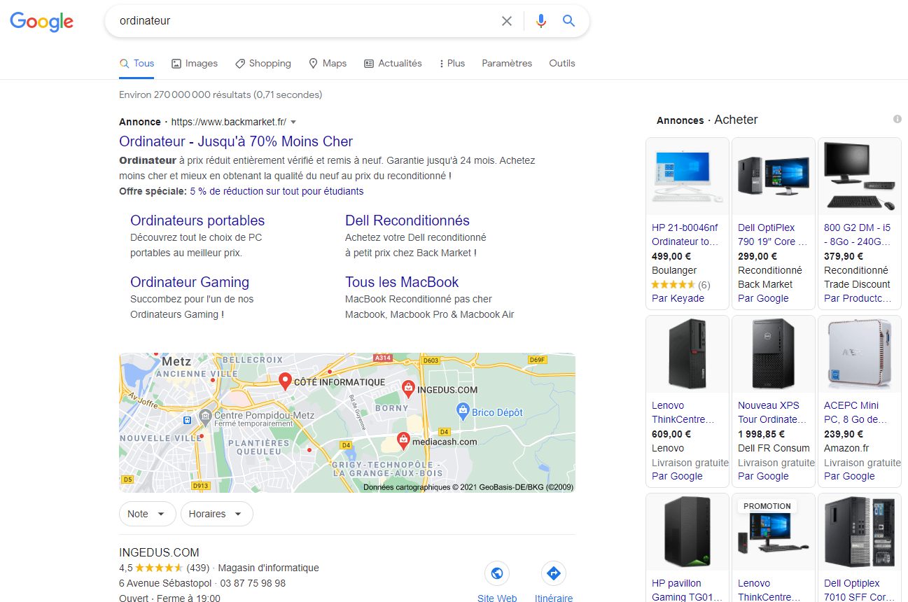 Etowline - Comment fonctionne Google Shopping ?