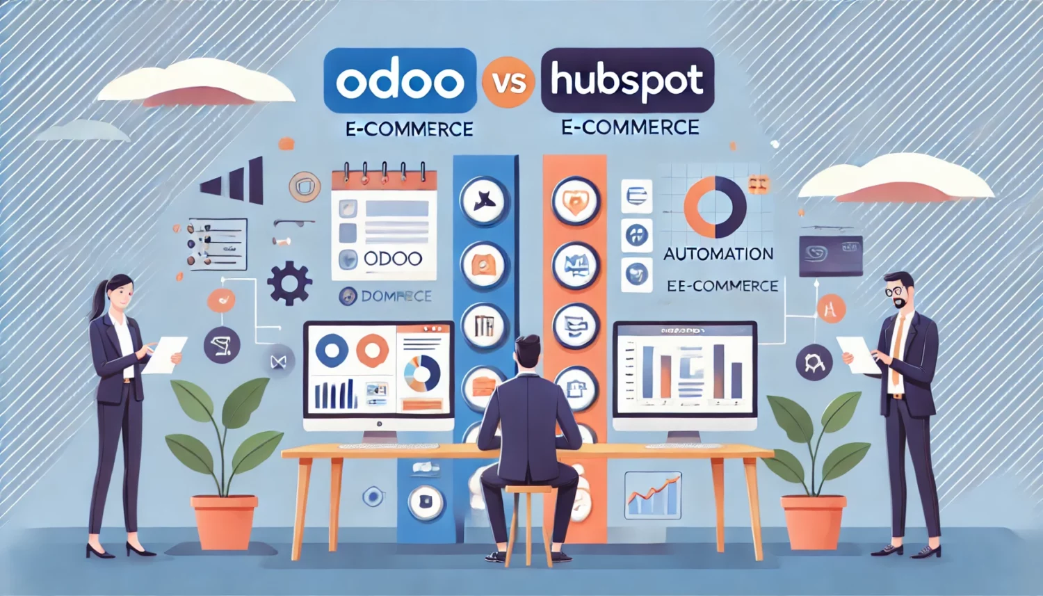 comparatif odoo et hubspot pour ecommerce