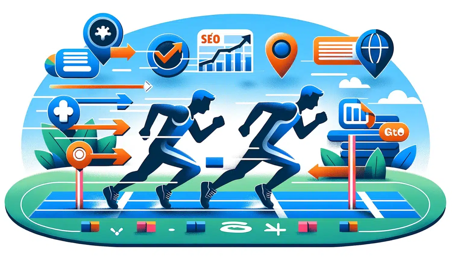 seo sprint marathon ou course endurance